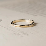 delicate twig 14K solid gold wedding ring womens