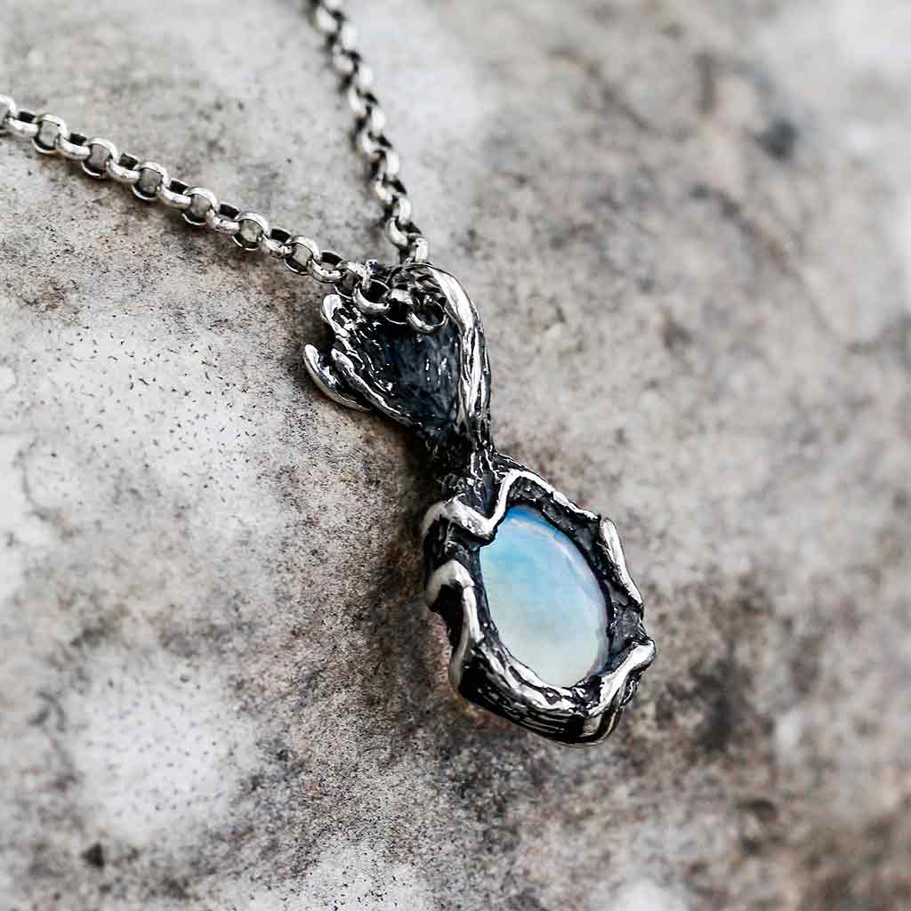 Moonstone Necklace • Sterling Silver – Mikel Grant Jewellery