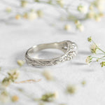 white gold engagment ring moonstone ring